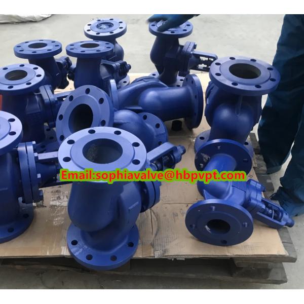 DIN bellows flanged cast iron globe valve