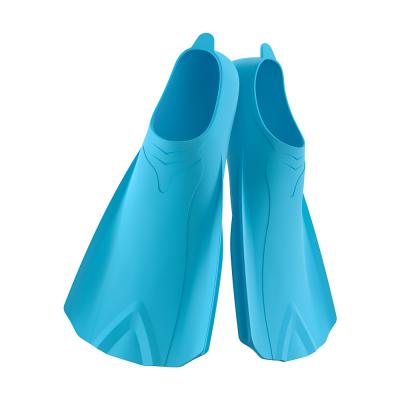 Full Silicone Short Spearfishing Flippers Freediving Fins For Kids Adults Snorkeling