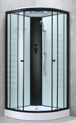 Customizable Shower Pods Cabins With Printing Glass And Black Frame