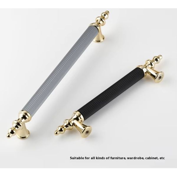 Luxury Cabinet Wardrobe Bathroom Cabinet Door Drawer Furniture Handle Hardware Decorative Handle for Kitchen Living Room