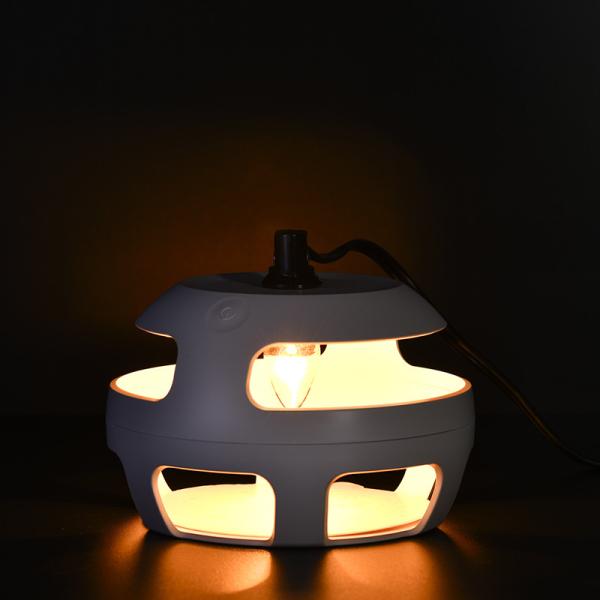 Sticky Type Mosquito-killing Lamp Warm Light Flea Moth Gnat Catcher Indoor Sticky Pad Trap with ABS Electronic Parts