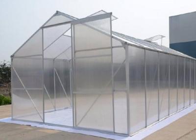 6mm Hollow One Stop Gardens Greenhouse , Transparent PC Sheet Greenhouse