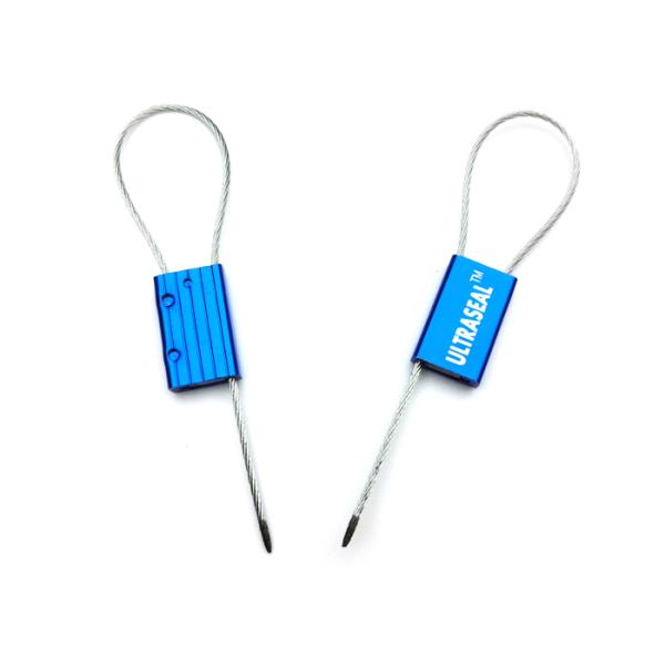1.5mm Diameter Wire Mini Pull Tight Cable Seal with 1.96 KN Tensile Strength for Logistics Security