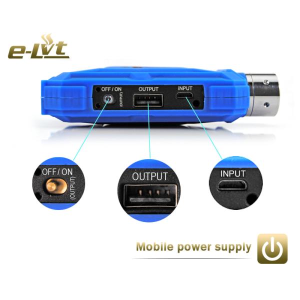 E-LVT Water Resistant IPX1 personal vapor device mod, Blue / grey / green color options