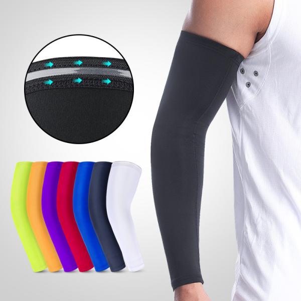 Solid Protection Lengthened Elbow Compression Sleeves Wrist Wraps