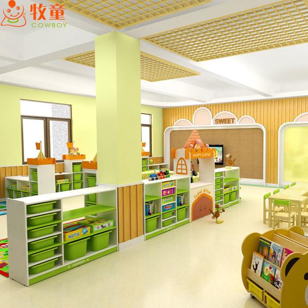 Pre school furniture sets daycare kids wooden table and chairs for classroom