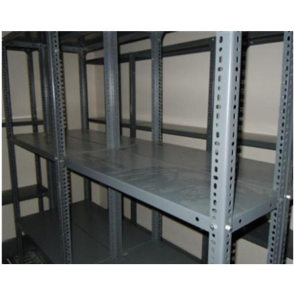 Slotted Angle Steel Light Duty Industrial Warehouse Storage Racks for Office Shelving