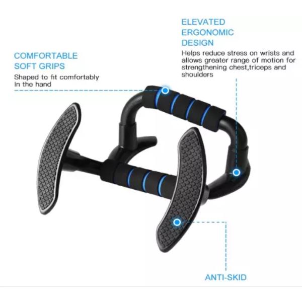 ABS Durable Push Up Stand Bar Home Fitness Equipment CE FDA SGS ROHS