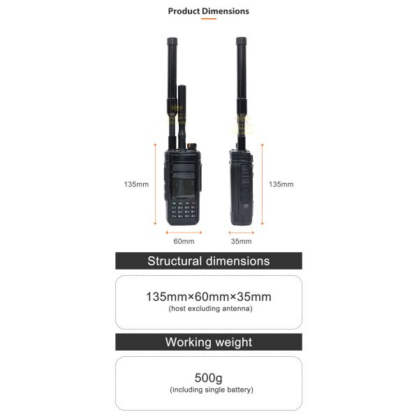 Handheld Drone Detector 300MHz–6200MHz with OFDM & FM Signal Detection with 1KM Detection Range and Audio Visual Alarm
