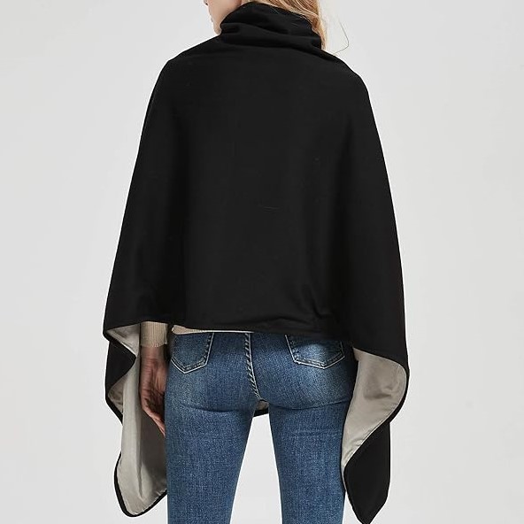 EMF Shawl Wrap Poncho 100% Sliver Fiber Fabric Liner Blanket 5G WiFi Cell Towers Shielding