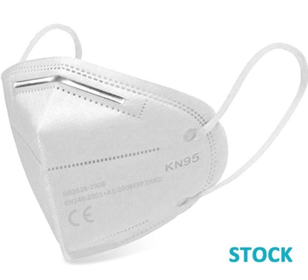 Folded Non Woven KN95 Face Mask / Kn95 Civil Mask Eco Friendly