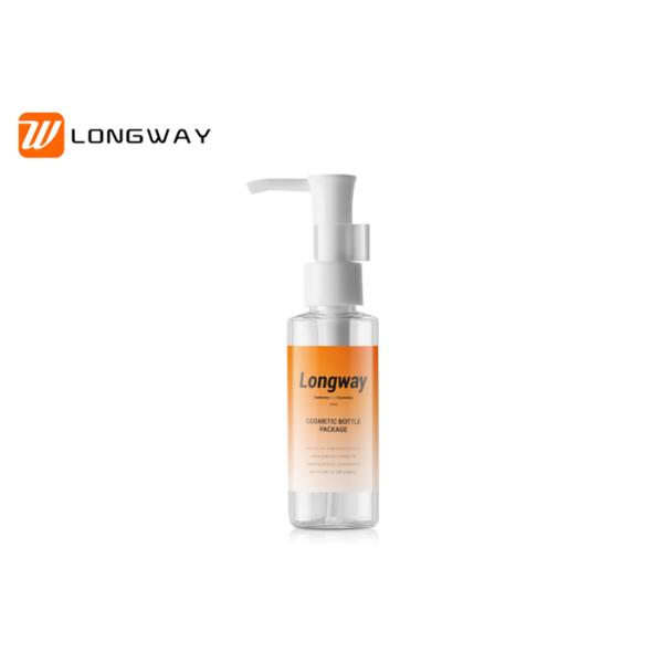 Elegant Plastic Oil Pump PET Bottle for Shampoo Lotion Bottle Makeup Remover Packaging