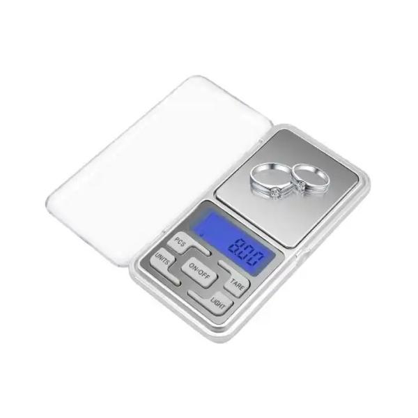 Mini balance de poche numérique portable LCD de haute précision, mini balance de pesée pour bijoux et pierres précieuses, pour balances domestiques