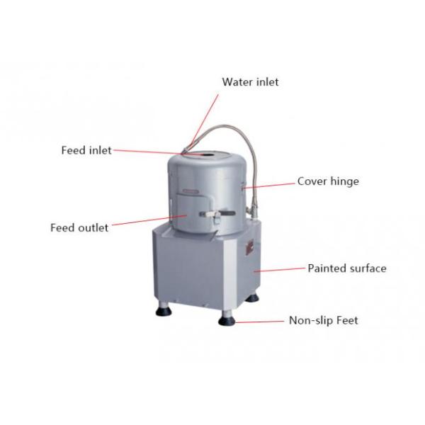 Multifunction 8kg 0.37kw Food Processing Equipments