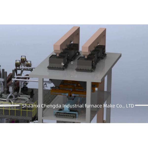 Three way catalyst treatment electric furnace equipment