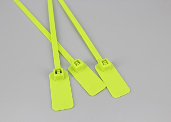 DEMOELE 5*180mm double teeth locking with high tension serialized flag marker cable ties