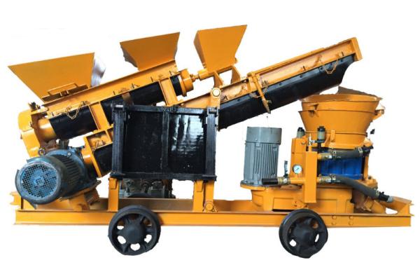 Concrete Gunite Dry Shotcrete Machine Tunnel Slope Protection Automatic Feeding