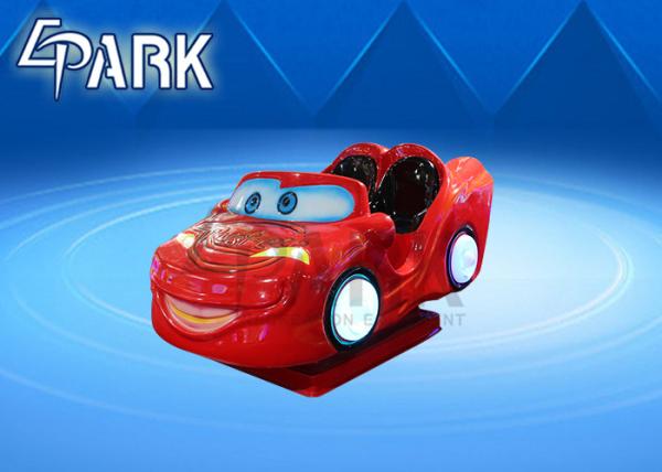 China factory low price coin operated fiberglass kiddie rides EPARK shopping arcade racing car amusement rides on machin