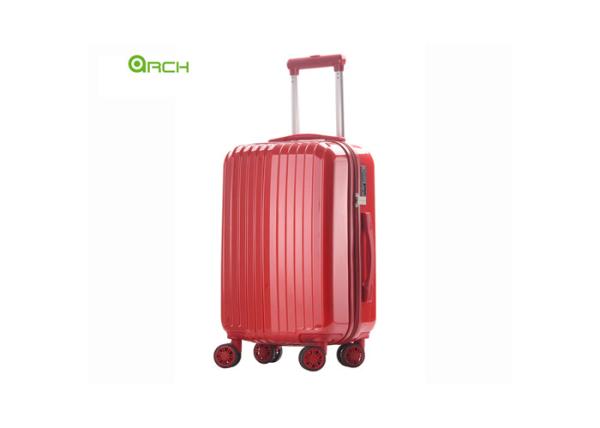 Retractable Handle Abs Material Luggage With Spinner Wheels