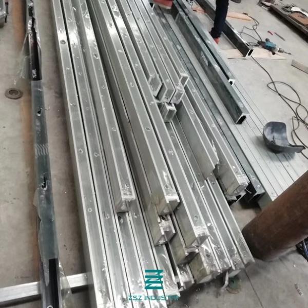 H100mm X W62mm U Channel For Glass Railing Corrosion Resistance
