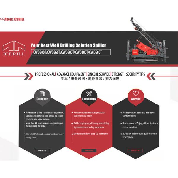 Сверхмощная 400m гидравлическая машина буровой установки водяной скважины вращения для продажи