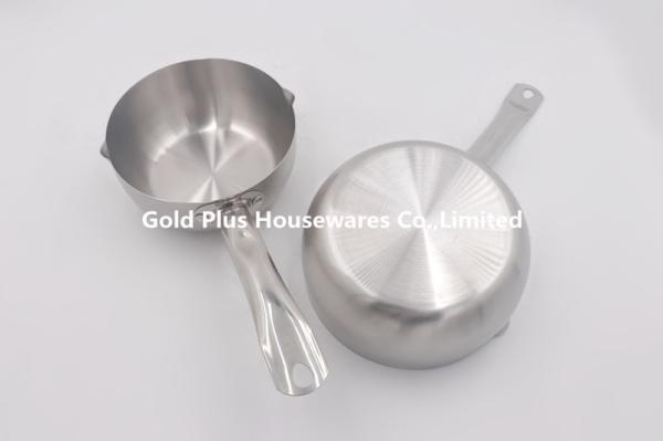 18cm Stainless Steel Soup Pot Single Handle Coffee Warmer Milk Pitcher