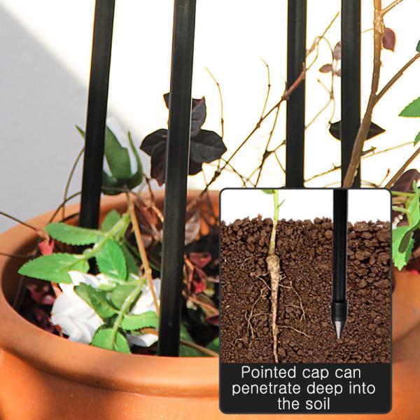 Garden Trellis for Potted Plants Outdoor Rustproof Coated Plant Cage Tower, Metal Shelf Climbing Supporting