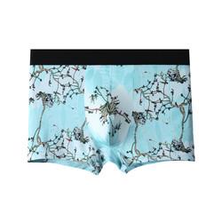 L-3XL Customized Mens Boxer Briefs Ice Silk Breathable Mens Underwear Briefs