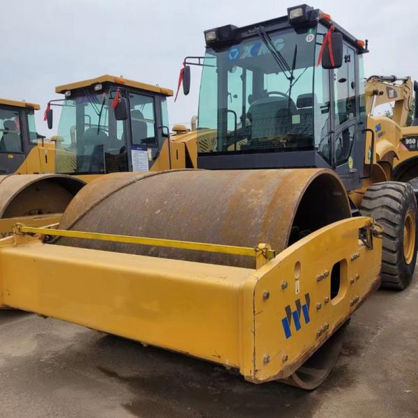 Вторая рука одноколесный ролик 26 тонн гидравлический барабан вибрирующий дорожный ролик компрессор