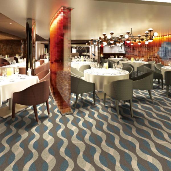 Customized Jacquard Wool and Nylon Axminster Flooring Rug Carpets for 5 Star Hotels