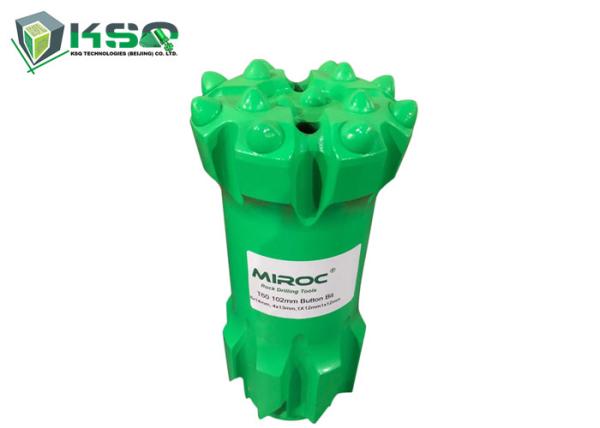 as operações de mineração de 102mm, perfuração T60 do banco rosquearam bocados de botão