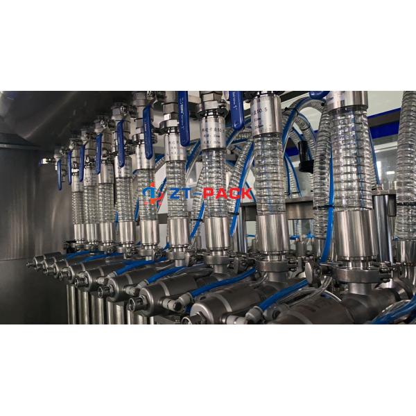 Automatic Mustard Oil Edible Oil Bottle Linear Filling Packing Machine SS316 16 Nozzles