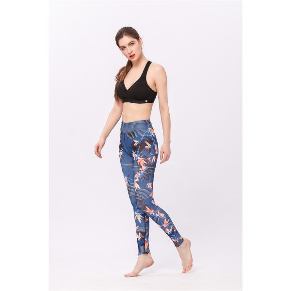 Ladies Patterned Yoga Pants Breathable Quick Drying Women's Slim Fit Sweatpants