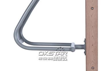 fitness equipment for elderly wood outdoor fitness equipment park back stretcher for the old people