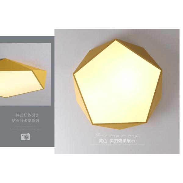 concise modern diamond Ma Long Series small/medium/big simple and fashionable bedroom/living room/balcony ceiling lamp