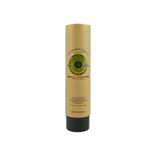 custom empty facial cleanser lotion cream packaging tubes for plastic aluminum Gold Silver plastic extrusion layer tube
