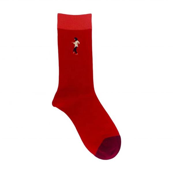 Custom Print Anti-slip Women's Cotton Socks for Breathable Comfort and Multi Color