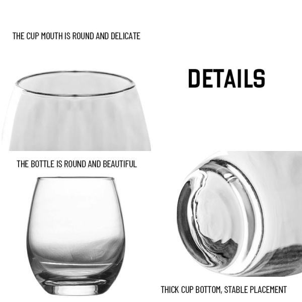 Bulk Wholesale Crystal Glass Water Cups | B2B OEM Logo Customization,  | FDA Certified, Shatterproof