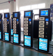 6 защищенных электронных шкафов мобильные телефоны зарядные киоски для аэропорта / железнодорожного вокзала / автобусного вокзала