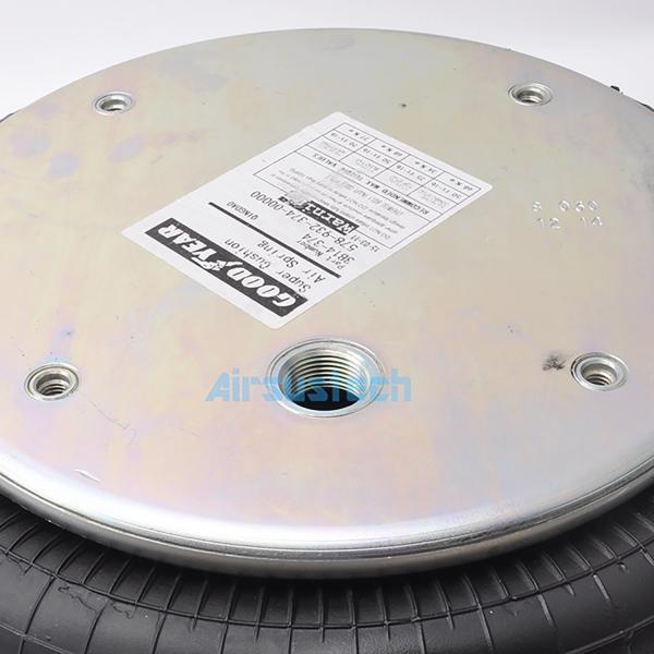 Contitech FT 530-35 CI G1/4 Air Hole Triple Bellow Air Spring Full Stroke 395MM