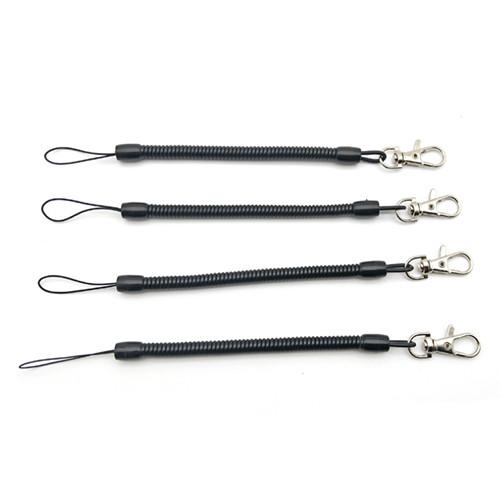 TPU EVA Spiral Coil Leash Retracted Length 15cm For Mobile Phone