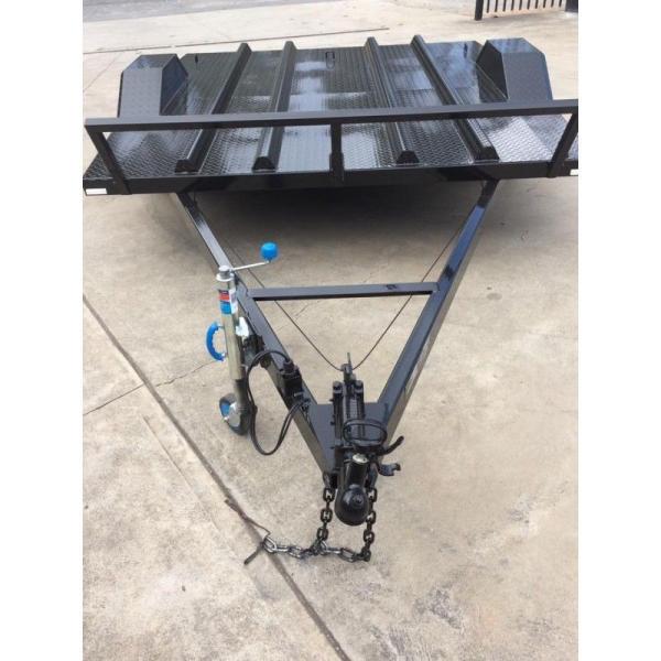 8x6 Motor Bike Motorcycle Utility Trailer , Easy Load Tandem Axle Utility Trailer