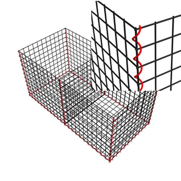 Galfan Galvanized Welded Gabion Wire Baskets