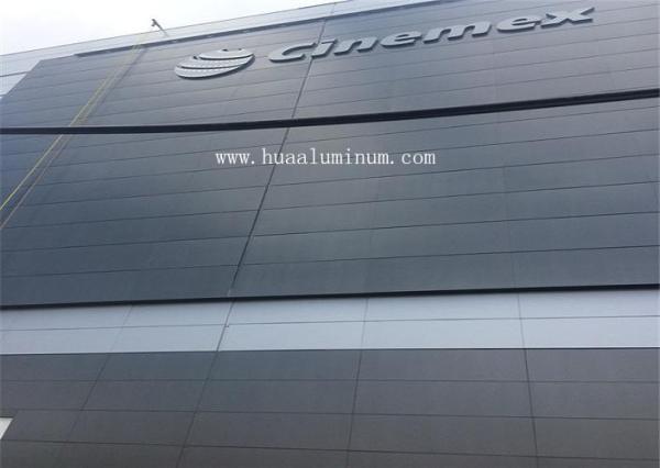 Mould Proof Curtain Wall Panel , PVDF Coated 6mm Aluminium Composite Panel