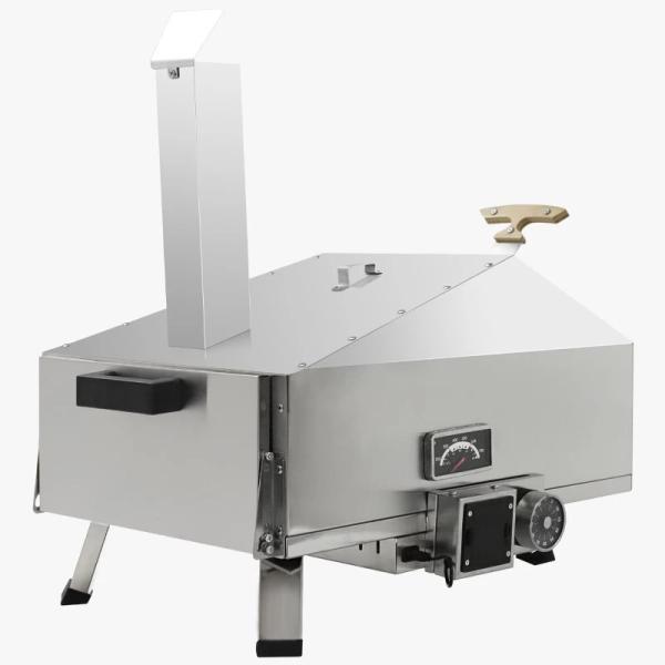 Forno de pizzas de aço inoxidável