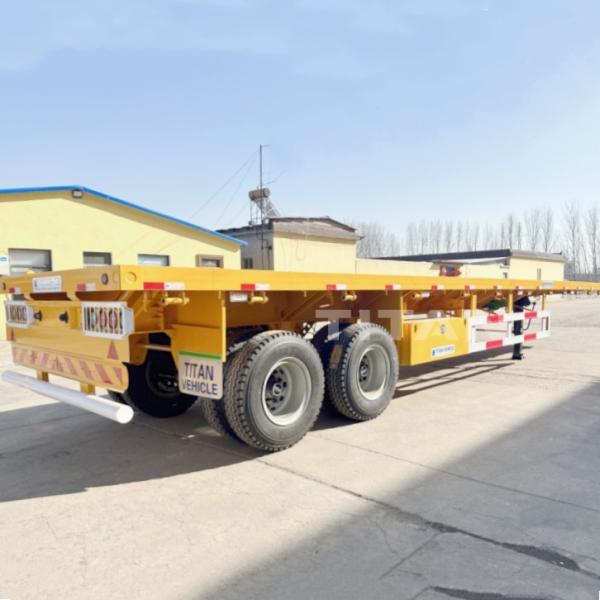 TITAN 2 Axle 40 Ft Titan Flatbed Trailers for Sale