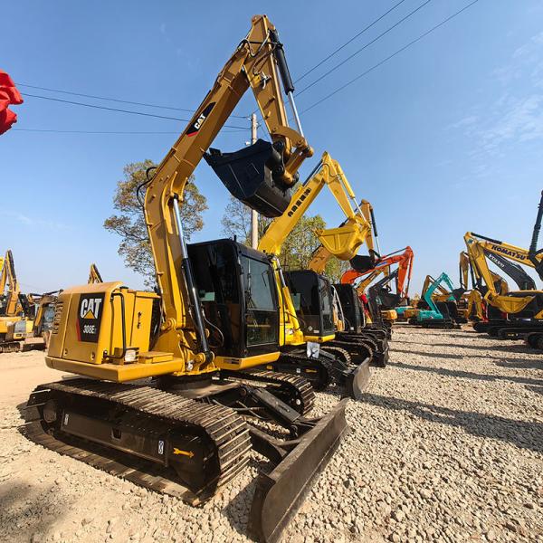 308E2 Used Caterpillar Excavators CATC3.3 DI Engine Second Hand Mini Digger