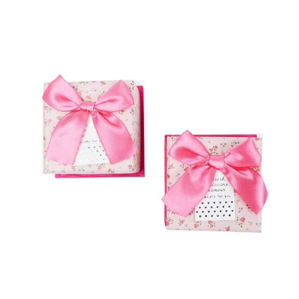 Caja de anillos de colores de papel de cartón de color mixto embalaje de papel exquisito anillo caja de regalo