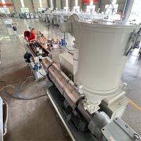 Línea de extrusión de tuberías onduladas de tornillo único para la fabricación de aguas residuales