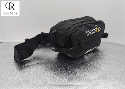 OEM Mens Sport Waist Belt Bag , Waterproof Running Waist Bag With Adjustable Webbing